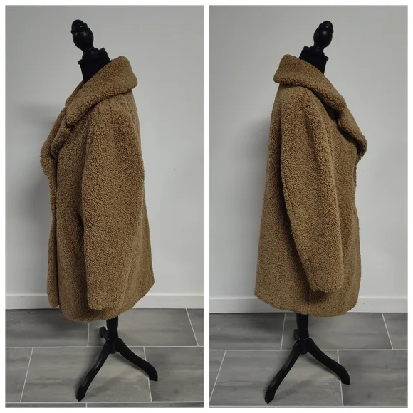 Kenneth Cole | Sherpa Winter Coat - Picture 2 of 8